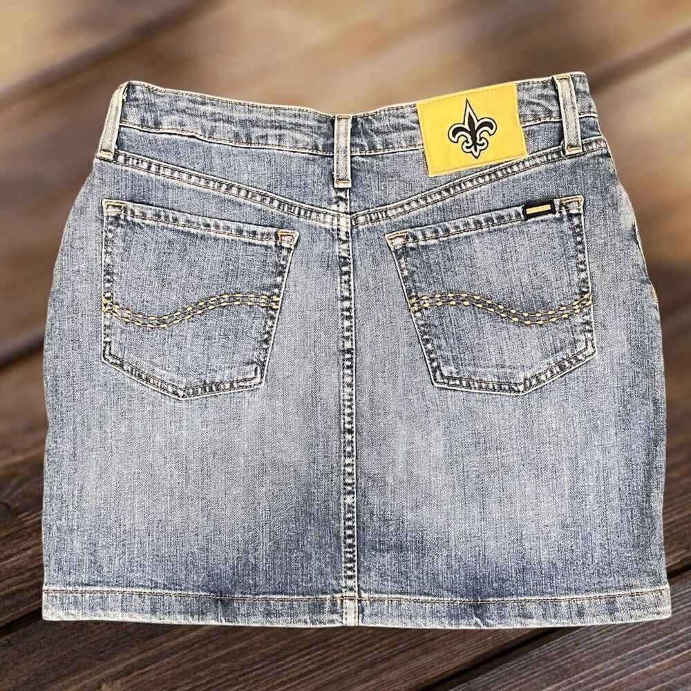 NFL Woman’s New‎ Orleans Saints Denim Skirt